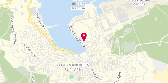 Plan de Sushi Box, 7 Quai Jean Jaurès, 83430 Saint-Mandrier-sur-Mer
