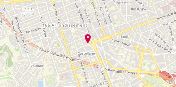 Plan de DAKAO Castellane, 18 place Castellane, 13006 Marseille