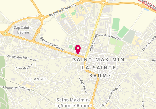 Plan de Restaurant SAGA SUSHI, 18 avenue Albert 1er, 83470 Saint-Maximin-la-Sainte-Baume