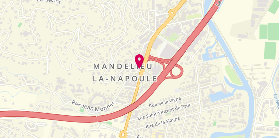 Plan de Sushi Wild, 467 avenue de Cannes, 06210 Mandelieu-la-Napoule