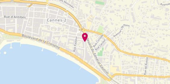 Plan de HOP SUSHI Cannes, 5 Rue Latour-Maubourg, 06400 Cannes