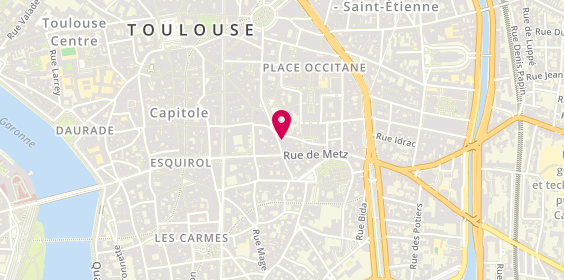 Plan de Sushi Shop, 34-36 Rue Boulbonne, 31000 Toulouse