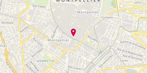 Plan de Planet Sushi, 72 Grand Rue Jean Moulin, 34000 Montpellier