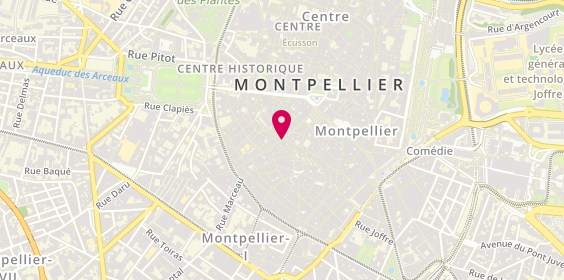 Plan de Côté Sushi Montpellier 2, 17 Rue Saint-Guilhem, 34000 Montpellier