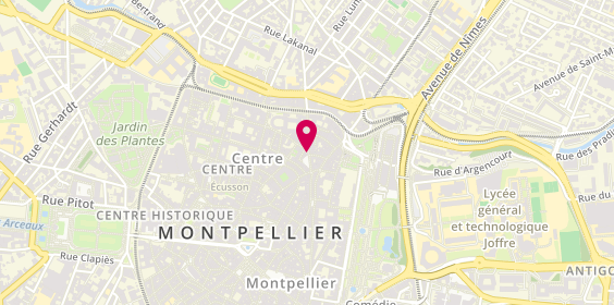 Plan de DELECTO SUSHI, 3 Rue des Écoles Laïques, 34000 Montpellier