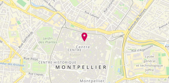Plan de Bento Café, 44 Rue de l'Université, 34000 Montpellier