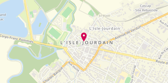 Plan de L'Isle Ô Sushi, 14 Ter Avenue du Commandant Parisot, 32600 L'Isle-Jourdain