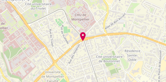 Plan de 100 Sushis, 49 avenue du Professeur Grasset, 34090 Montpellier