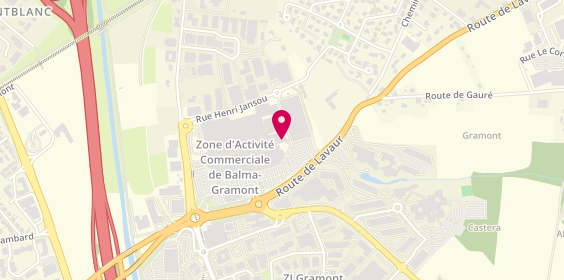 Plan de Le Dynastie Balma Gramont, Centre Commercial Gramont
2 chemin de Gabardie, 31200 Toulouse