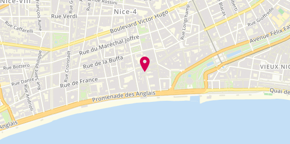 Plan de Qiwi, 13 Rue Massenet, 06000 Nice