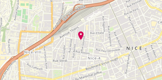 Plan de Keter Restaurant, 41 avenue Georges Clemenceau, 06000 Nice