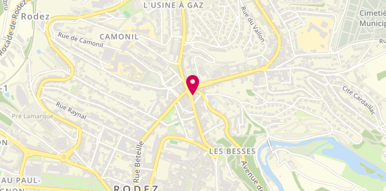 Plan de Abyss Coquillages et Sushis, 65 Rue Saint-Cyrice, 12000 Rodez