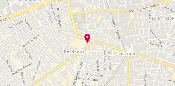 Plan de Le samouraï A Bordeaux, 9 Rue Edmond Costedoat, 33000 Bordeaux