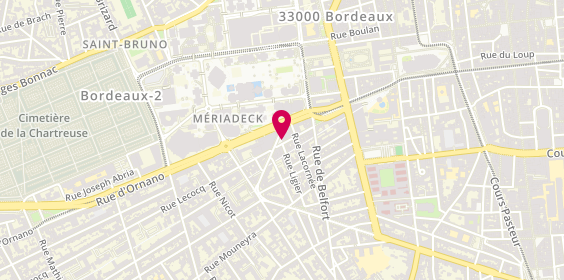 Plan de Benteaux, 45 Rue Lecocq, 33000 Bordeaux