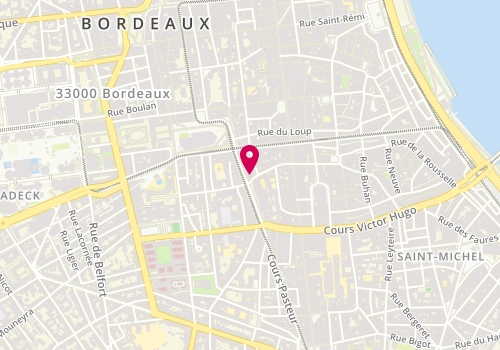 Plan de Sushi Express 33, 83 Rue des Ayres, 33000 Bordeaux