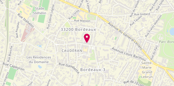 Plan de Sushi Creation - Cauderan, 163 avenue Louis Barthou, 33200 Bordeaux