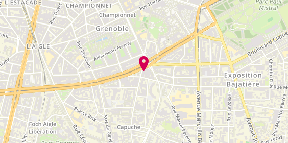 Plan de Sushi Gustave Rivet, 15 Place Gustave Rivet, 38000 Grenoble