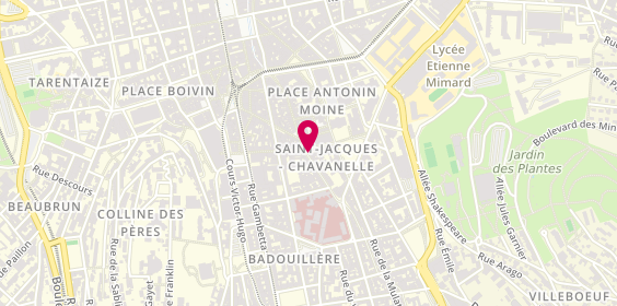Plan de Wa Bento, 13 Rue Pnte Cadet, 42000 Saint-Étienne