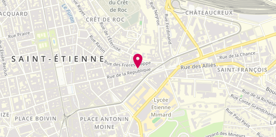 Plan de Oyisi, 55 Rue de la République, 42000 Saint-Étienne