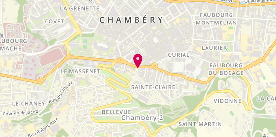 Plan de Yatta ! Ramen, 37 Place Monge
11 Rue Denis Papin, 73000 Chambéry
