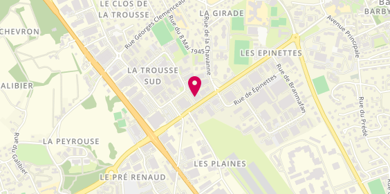 Plan de La Grande Muraille, 80 Rue Aristide Bergès, 73490 La Ravoire