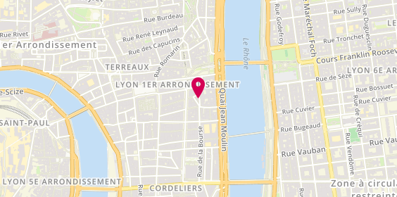 Plan de Hakata Ramen, 8 Rue du Garet, 69001 Lyon