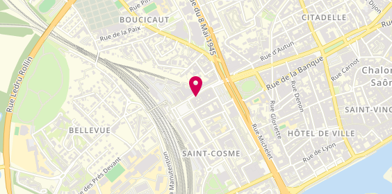 Plan de Sushis Go, 15 avenue Jean Jaurès, 71100 Chalon-sur-Saône
