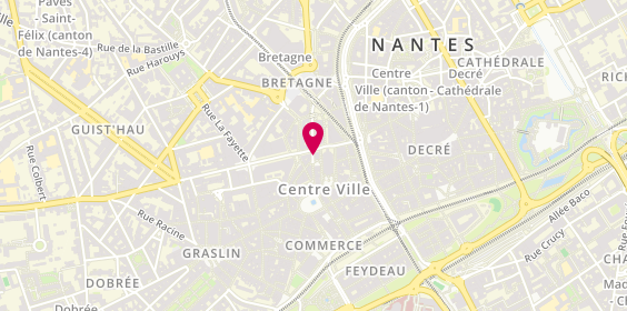 Plan de Chez Red Luna, 10 Rue de l'Arche Sèche, 44000 Nantes