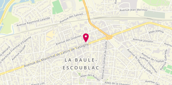 Plan de Eat Sushi, 277 avenue du Maréchal de Lattre de Tassigny, 44500 La Baule-Escoublac