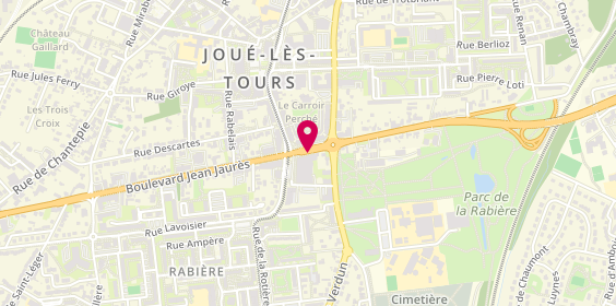 Plan de Planet Sushi, 72 Boulevard Jean Jaurès, 37300 Joué-lès-Tours