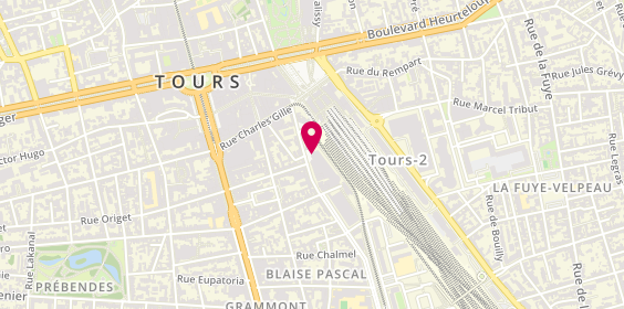 Plan de L'Indochine, 1 Place François Truffaut, 37000 Tours