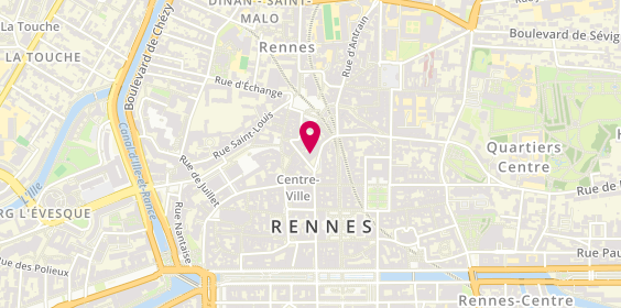 Plan de Côté Sushi, 13 Rue du Champ Jacquet, 35000 Rennes