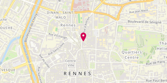Plan de Ramen Ya, 6 Rue de la Visitation, 35000 Rennes
