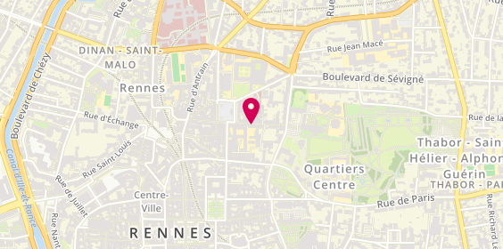 Plan de Les Sakura, 34 Rue Saint-Melaine, 35000 Rennes