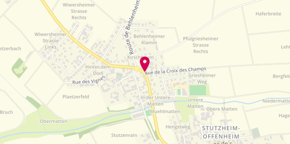 Plan de Les Secrets de la Laiterie, 10 Route du Kochersberg, 67370 Stutzheim-Offenheim