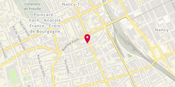 Plan de L'Hymalayan Yak Sushi et Wok, 42 Rue Jeanne d'Arc, 54000 Nancy