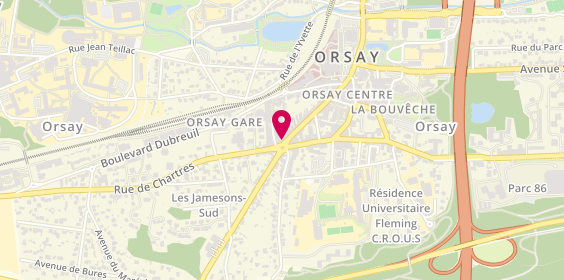 Plan de Osaka Orsay, 2 place de la République, 91400 Orsay