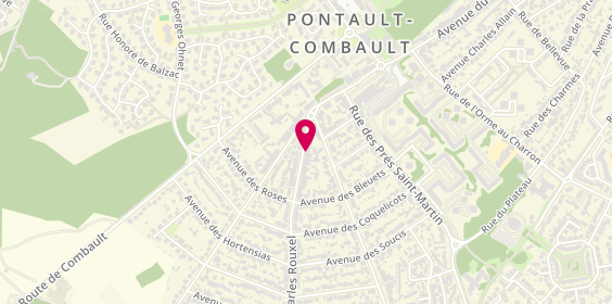 Plan de Pontault Sushi, 11 avenue Charles Rouxel, 77340 Pontault-Combault