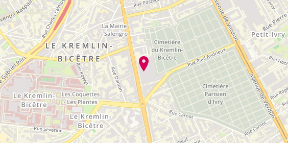 Plan de Au Petit Wok, 63 avenue de Fontainebleau, 94270 Le Kremlin-Bicêtre