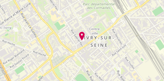 Plan de Restaurant wasabi, 2 place Voltaire, 94200 Ivry-sur-Seine