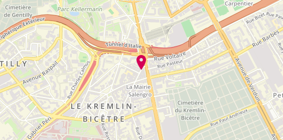 Plan de Seoul Gang, 18 avenue de Fontainebleau, 94270 Le Kremlin-Bicêtre