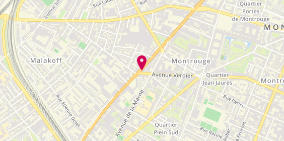 Plan de Itouya, 143 avenue Pierre Brossolette, 92120 Montrouge