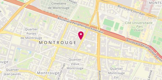Plan de Yakigushi, 42 avenue Henri Ginoux, 92120 Montrouge