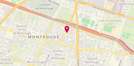 Plan de Okito, 31 avenue Henri Ginoux, 92120 Montrouge