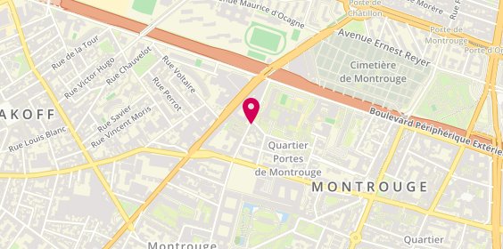 Plan de Sushi Rui, 23 Rue Maurice Arnoux, 92120 Montrouge