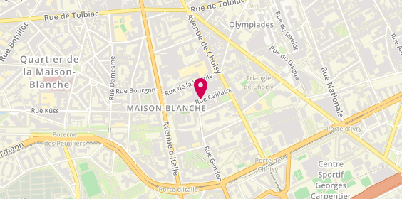 Plan de Fuku Sushi, 12 Bis Rue Caillaux, 75013 Paris