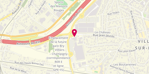 Plan de Moon Thai, Parking Bricorama (Au Fond
21 Boulevard Jean Monnet Zone Aménagement, 94350 Villiers-sur-Marne