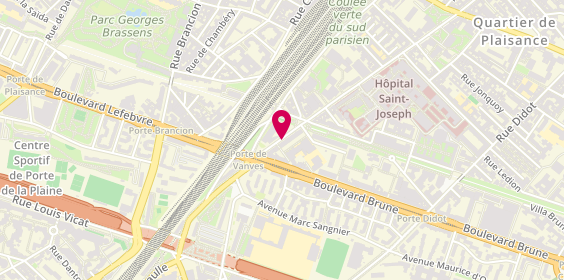 Plan de Nippon Shop, 221 Rue Raymond Losserand, 75014 Paris