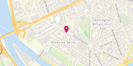 Plan de Umani Ramen, 91 Rue Yves Kermen, 92100 Boulogne-Billancourt