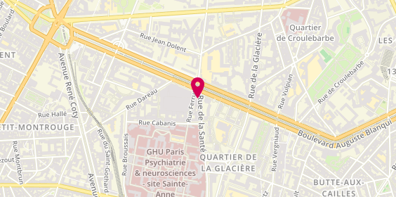 Plan de Toyotomy, 54 Rue de la Santé, 75014 Paris